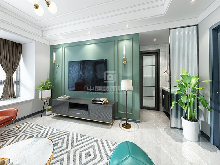 天譽城120㎡現代三居室風格案例